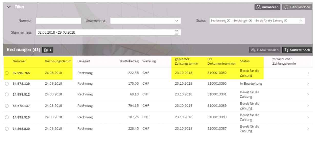 rechnungsstatus rechnungsstatus