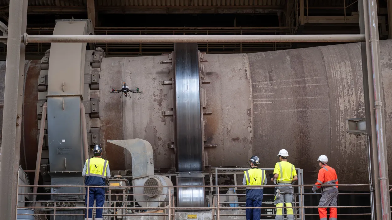 Drohne SIG Drehofen ©Voliro 