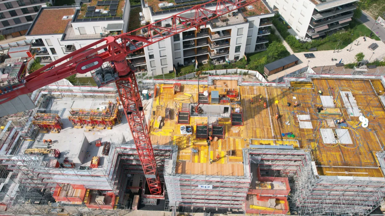 Arbora Crissier Losinger Baustelle